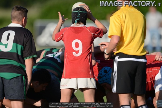 2015-05-09 Rugby Lyons Settimo Milanese U16-Rugby Varese 1999